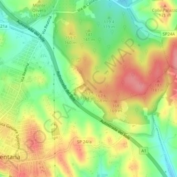 163.5 topographic map, elevation, terrain
