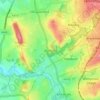 Wordsley topographic map, elevation, terrain