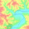 Twin Springs topographic map, elevation, terrain