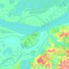 Parintins topographic map, elevation, terrain