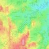 Les Vergnauds topographic map, elevation, terrain