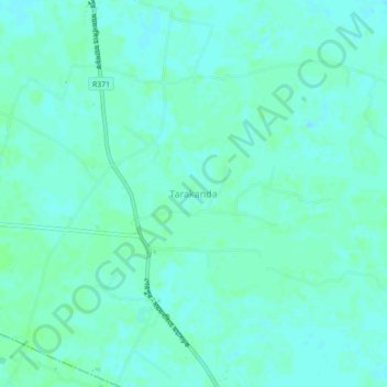 Tarakanda topographic map, elevation, terrain