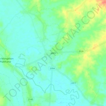 Seka topographic map, elevation, terrain