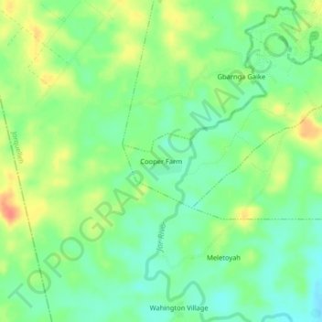 Cooper Farm topographic map, elevation, terrain