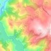 Buxán topographic map, elevation, terrain