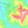 Berdun topographic map, elevation, terrain