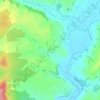 Le Grand Thon topographic map, elevation, terrain