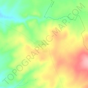 Slaveikovo topographic map, elevation, terrain