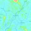 Thamarassery topographic map, elevation, terrain