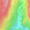 Les Glénats topographic map, elevation, terrain