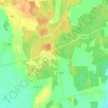 Älvan topographic map, elevation, terrain