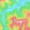 Koychovtsi topographic map, elevation, terrain