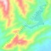 桃冲 topographic map, elevation, terrain