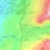 Pen-y-groes topographic map, elevation, terrain