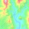 Santa Ines topographic map, elevation, terrain