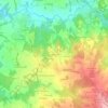 Les Charriers topographic map, elevation, terrain