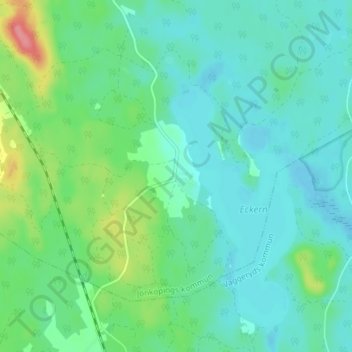 Sjöhult topographic map, elevation, terrain