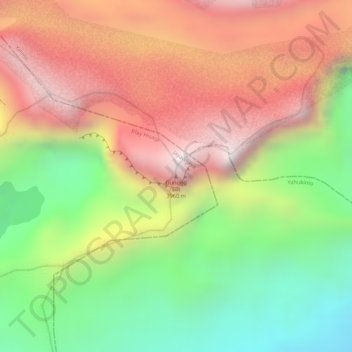 Mount Elit topographic map, elevation, terrain