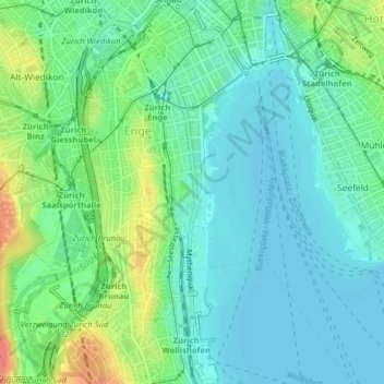 Belvoir topographic map, elevation, terrain