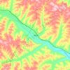 哈镇 topographic map, elevation, terrain
