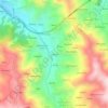 Calabrò topographic map, elevation, terrain