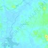 Thalgaskanda topographic map, elevation, terrain