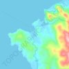 Codon topographic map, elevation, terrain