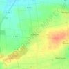 Borsum topographic map, elevation, terrain
