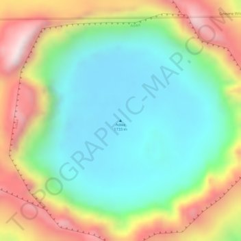 Adwa topographic map, elevation, terrain