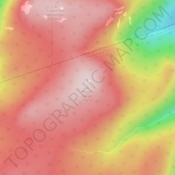Mount Head topographic map, elevation, terrain