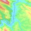 Ronqueira topographic map, elevation, terrain