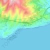Moiano topographic map, elevation, terrain