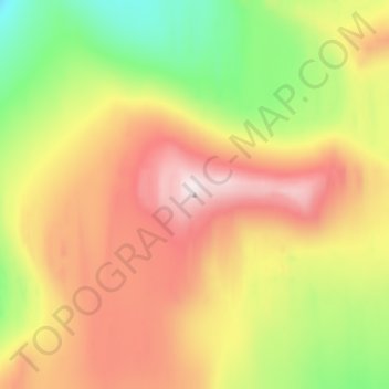 Barbeau Peak topographic map, elevation, terrain