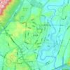 龙兴镇 topographic map, elevation, terrain