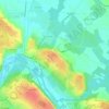 Boutiers topographic map, elevation, terrain