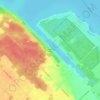 Buckham's Bay West topographic map, elevation, terrain