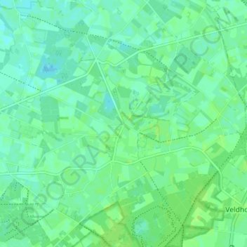 Varssel topographic map, elevation, terrain