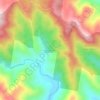 Upper Bowman topographic map, elevation, terrain