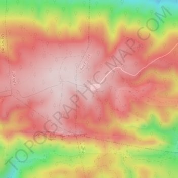 Fôret des Cèdres topographic map, elevation, terrain