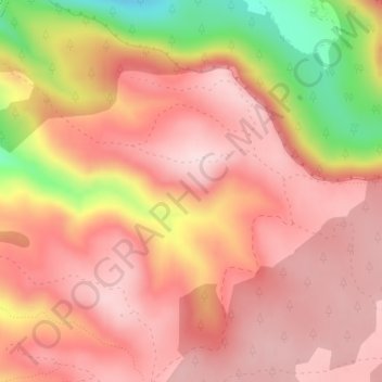 Hoya de la Mora topographic map, elevation, terrain