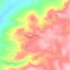 El Carmín topographic map, elevation, terrain