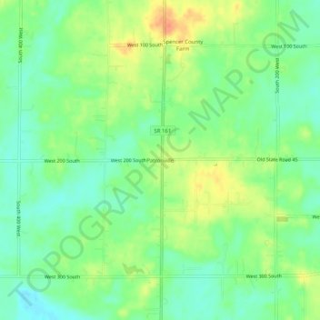 Patronville topographic map, elevation, terrain