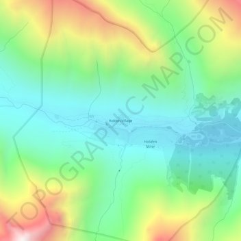 Holden Village topographic map, elevation, terrain