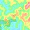 Ebikro-Ndakro topographic map, elevation, terrain