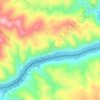 Linhares topographic map, elevation, terrain