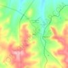 Reitz topographic map, elevation, terrain