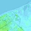 zonas verdes topographic map, elevation, terrain
