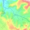 La Suiza topographic map, elevation, terrain