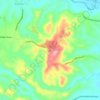 Cacao topographic map, elevation, terrain