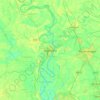 Nabadwip topographic map, elevation, terrain